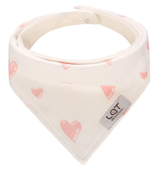 Bib 3 Pk - Pink and Grey