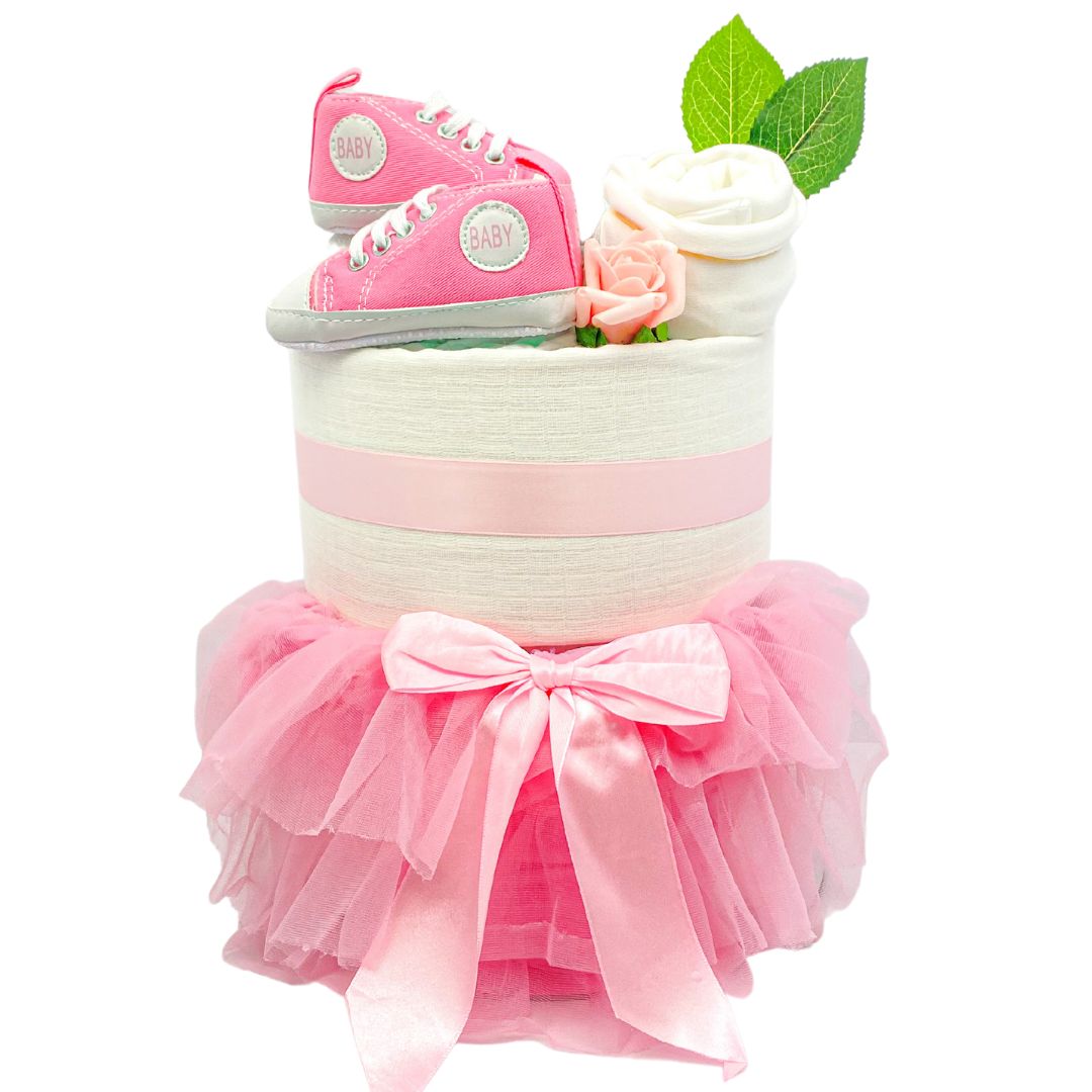 1 Tier Bunny Princess Baby Girl Diaper Cake Gift Hamper | Giftr -  Singapore's Leading Online Gift Shop