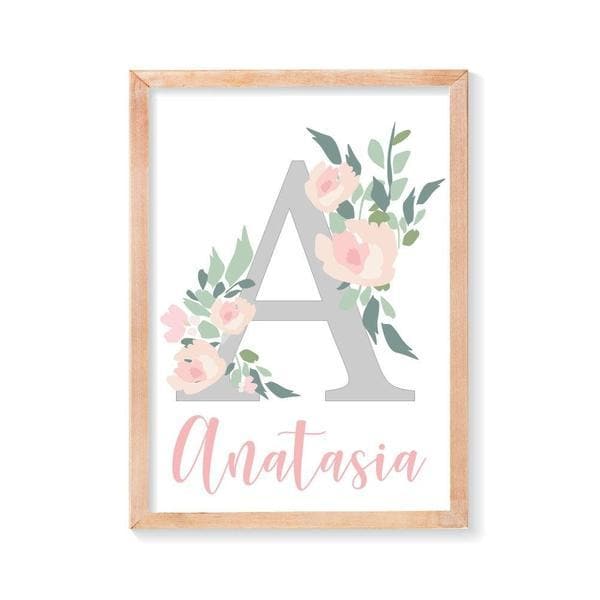 Personalized name art for hot sale nursery